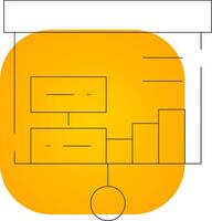 Les données une analyse Créatif icône conception vecteur