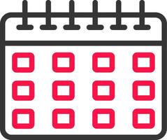 conception d'icônes créatives de calendrier vecteur