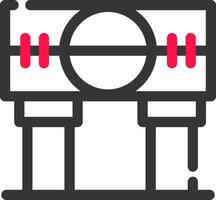 conception d'icône créative au pilori vecteur