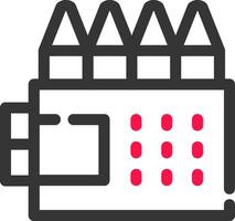 conception d'icône créative de munitions vecteur