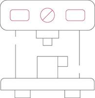 conception d'icône créative de machine à café vecteur