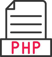 php Créatif icône conception vecteur