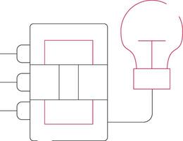 circuit Créatif icône conception vecteur