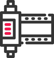film bobine Créatif icône conception vecteur