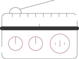 conception d'icône créative radio vecteur