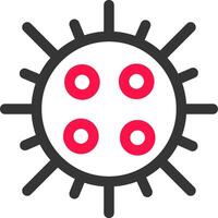 conception d'icône créative de virus vecteur