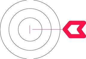 conception d'icône créative cible vecteur