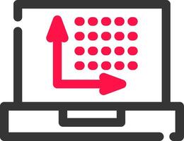 points par pouce Créatif icône conception vecteur