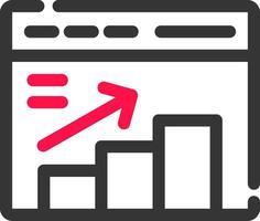 conception d'icône créative de statistiques vecteur