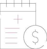 santé Assurance déductible Créatif icône conception vecteur