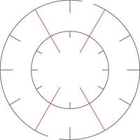 conception d'icône créative cible vecteur