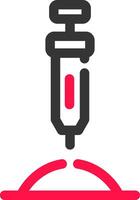 conception d'icône créative de pâte thermique vecteur