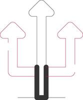 directions conception d'icônes créatives vecteur