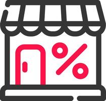 conception d'icônes créatives de magasin vecteur