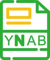 ynab Créatif icône conception vecteur