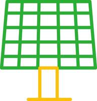 conception d'icône créative de panneau solaire vecteur