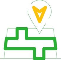 conception d'icône créative gps vecteur