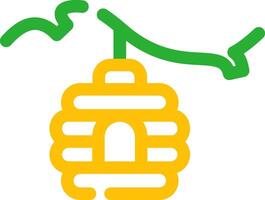 conception d'icône créative de ruche vecteur