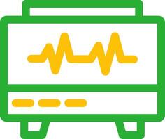 conception d'icône créative moniteur ekg vecteur