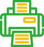 conception d'icône créative d'imprimante vecteur