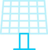 conception d'icône créative de panneau solaire vecteur