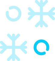 conception d'icône créative flocon de neige vecteur