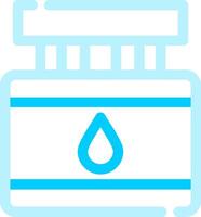 conception d'icône créative de bouteille d'encre vecteur