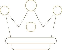 conception d'icône créative couronne vecteur