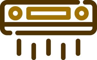 conception d'icône créative de climatisation vecteur