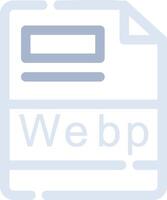 webp Créatif icône conception vecteur