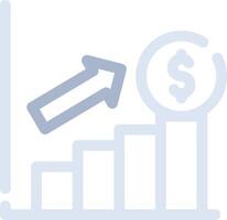 conception d'icône créative de profit vecteur