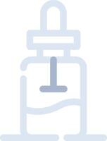 conception d'icônes créatives de sérum vecteur
