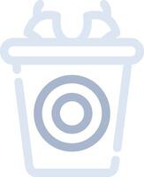 conception d'icône créative de déchets vecteur