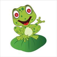 asl art de grenouille vecteur