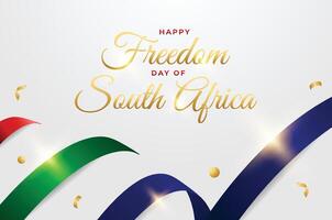 Sud Afrique liberté journée conception illustration collection vecteur