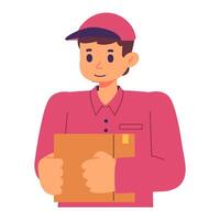 vecteur illustration de courrier avatar