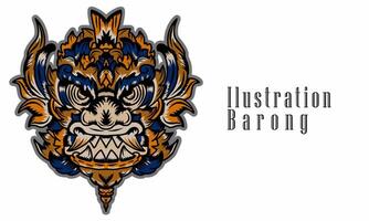 Japonais culture barong vecteur personnage