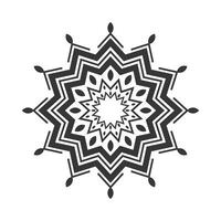 fond de mandala de luxe avec motif arabesque vecteur