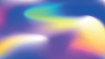 dynamique et énergique coloré abstrait art avec flou arc en ciel teintes vecteur