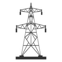 électricité la tour vecteur illustration