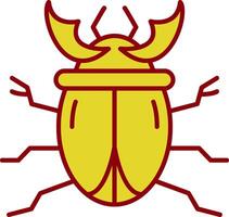 scarabée ancien icône vecteur