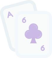poker plat lumière icône vecteur