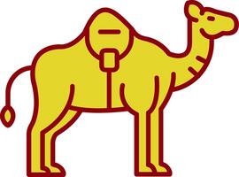 chameau ancien icône vecteur