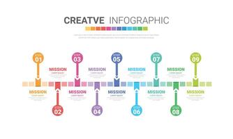 vecteur infographie étiquette conception avec Icônes et 8 les options ou pas. infographie pour affaires concept. pouvez être utilisé pour présentations bannière, flux de travail mise en page.