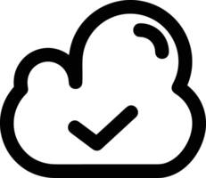 nuage icône symbole vecteur image