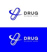 drogue logo icône marque identité signe symbole modèle vecteur