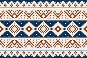 navajo tribal vecteur sans couture modèle. originaire de américain ornement. ethnique Sud occidental décor style. boho géométrique ornement. vecteur sans couture modèle. mexicain couverture, tapis. tissé tapis illustration