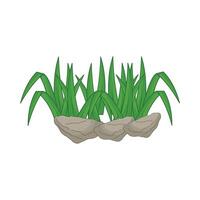 illustration de herbe vecteur