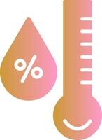 icône de vecteur d'humidité