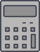 icône de vecteur de calculatrice